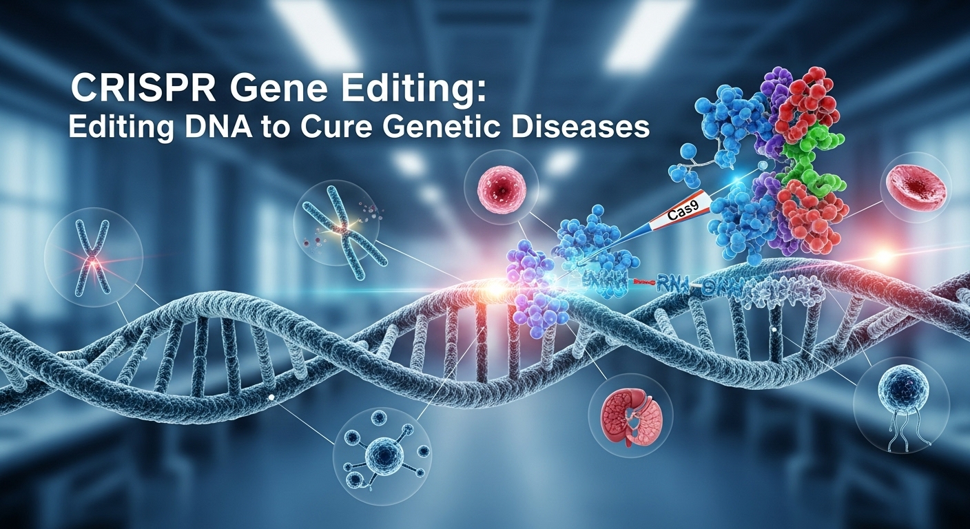 CRISPR Gene Editing: Menyunting DNA untuk Menyembuhkan Penyakit Genetik